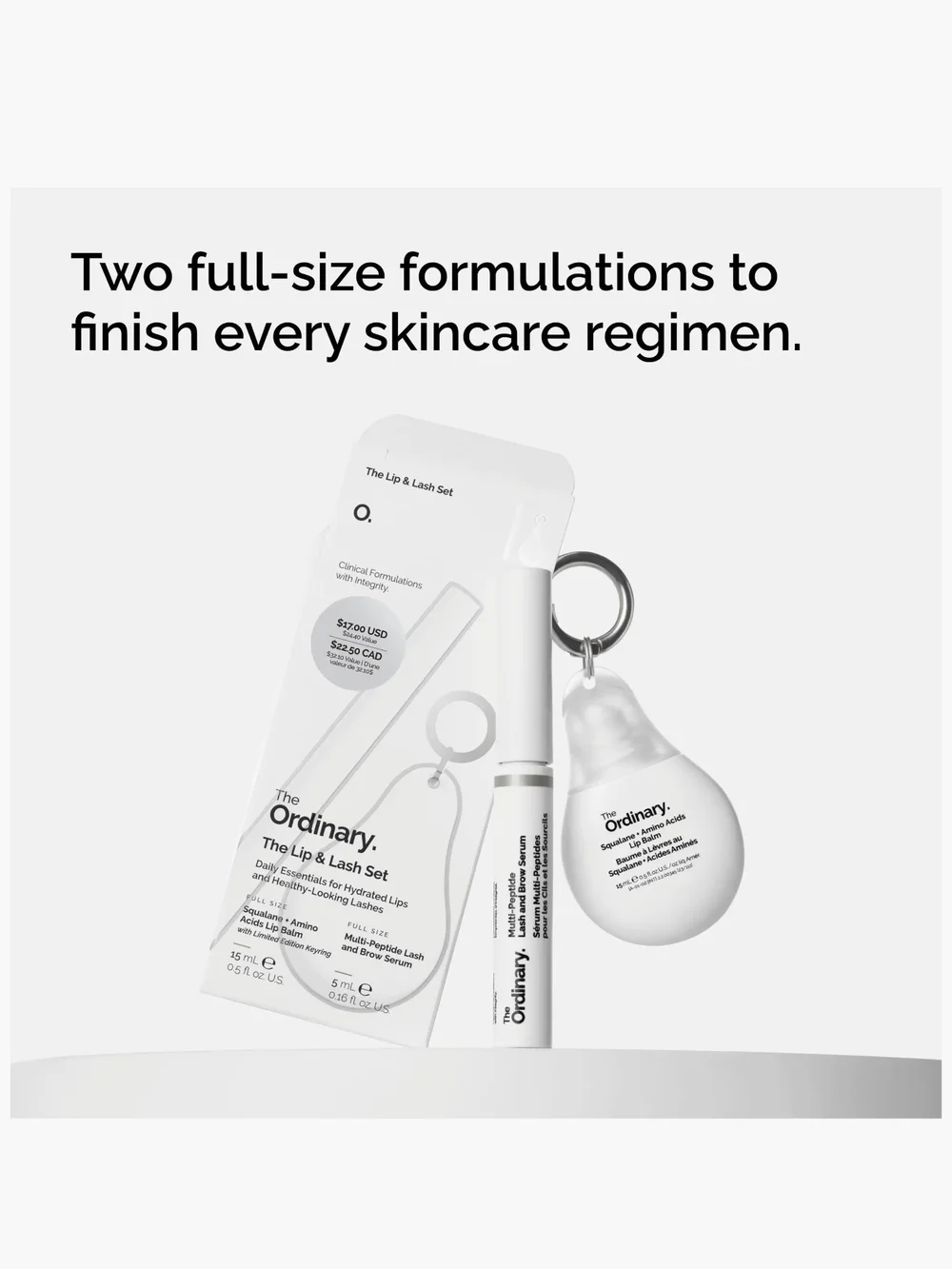 The Ordinary Lip & Lash Set NIB✨ FREE GIFT WITH ANY PURCHASE✨